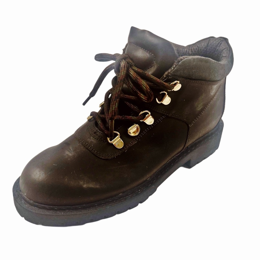 Kim Rogers Womens Brown Hiking Boots Sz 7